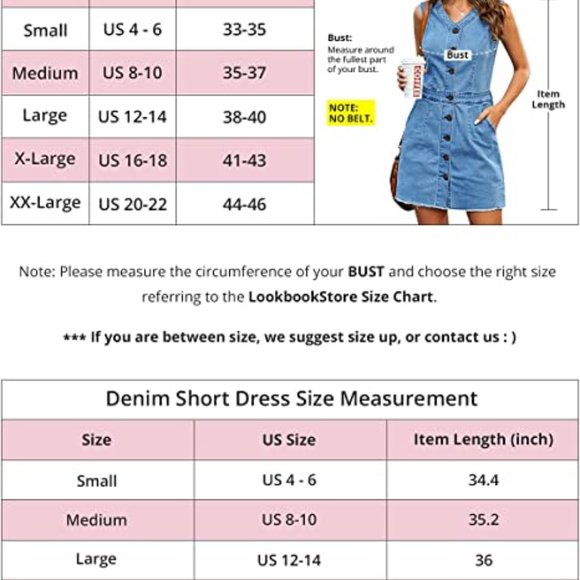 Black Denim Button-Down Dress - Picture 11 of 12